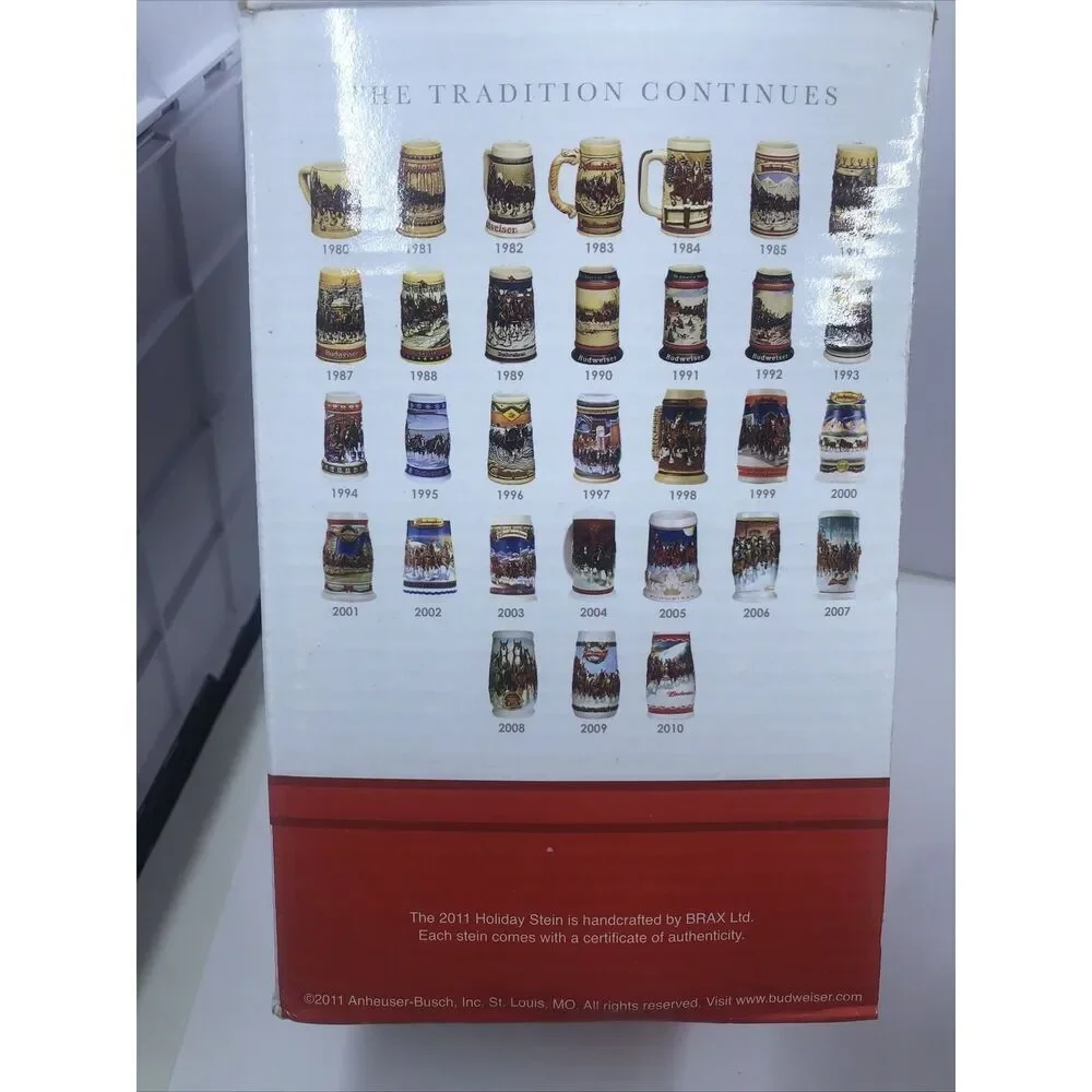 Budweiser Holiday Stein Collection 2011 
